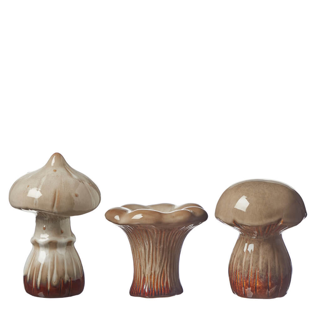 Wikholmform Porcelain Mushroom Assorted